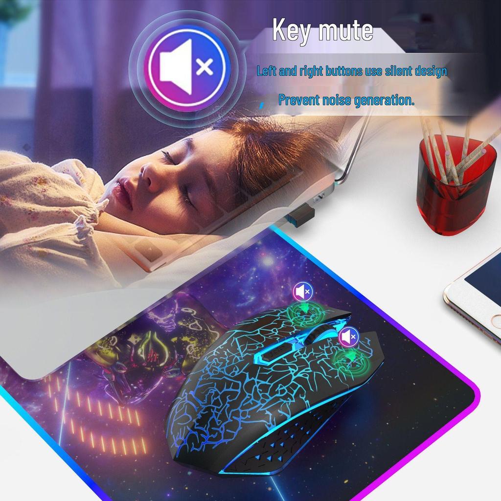 Wrangler Dual-Mode Wireless Bluetooth Type-C Rechargeable Silent Gaming Mouse