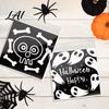 Self Adhesive Treat Bags 100 Pcs Small Halloween Bags Seal Clear Candy Dessert Snack Cookie Trick or Party Favors for Holiday Cute Cartoon Pouches