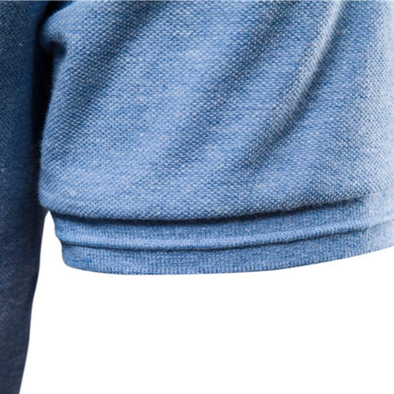 Однотонная деловая и социальная рубашка поло из 100% хлопка для мужчин, повседневные базовые рубашки поло, летние качественные топы, мужские мужские поло с короткими рукавами