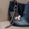 Chocolate Braided Rope Bag Pendant Vintage Trojan Horse Handbag Backpack Hanging Bag Accessories