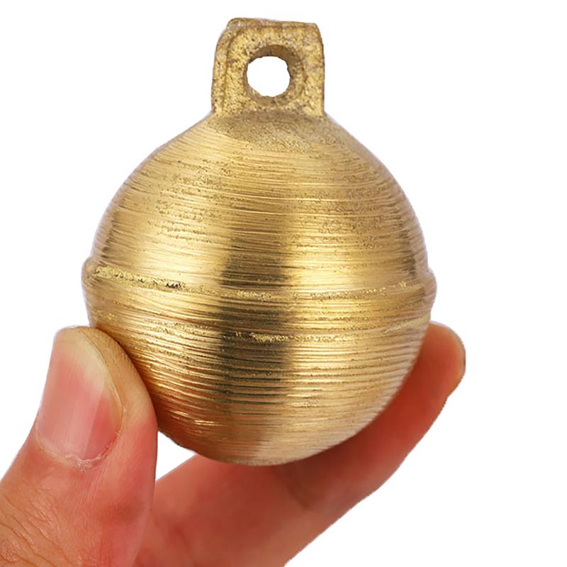 Медные колокольчики для коровы, овцы, лошади, колокольчики для выпаса скота, животноводства, латунный колокольчик