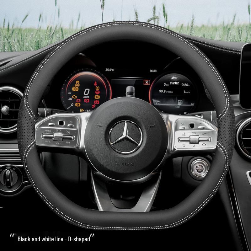 Чехол на руль Mercedes: Подходит для C260L, C350eL, E300L Sport, CLA220 AMG и C200L