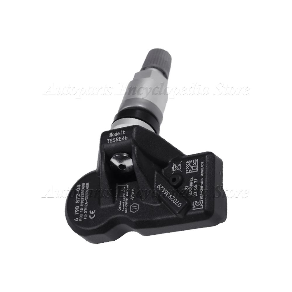 1/4PCS For BMW 5 F10 6 F12 7 X3 F25 7 Z4 E89 MINI Roadster R59 ROOLS ROYCE Ghost Tire Pressure Monitoring Sensor 433Mhz 6798872