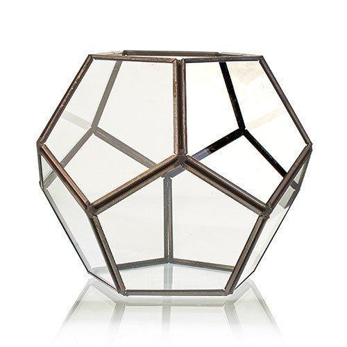 Glass Terrarium, Large Octagon