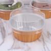 Muffin Cake Pan Dessert Cups Cupcake Liner Wrapping Paper Aluminum Foil with Lids