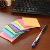 8Pcs Self-adhesive Self Sticky Notes Pad 8 Rainbow Color N Times Student Writing Marker 76X76MM with Lines Message Paper