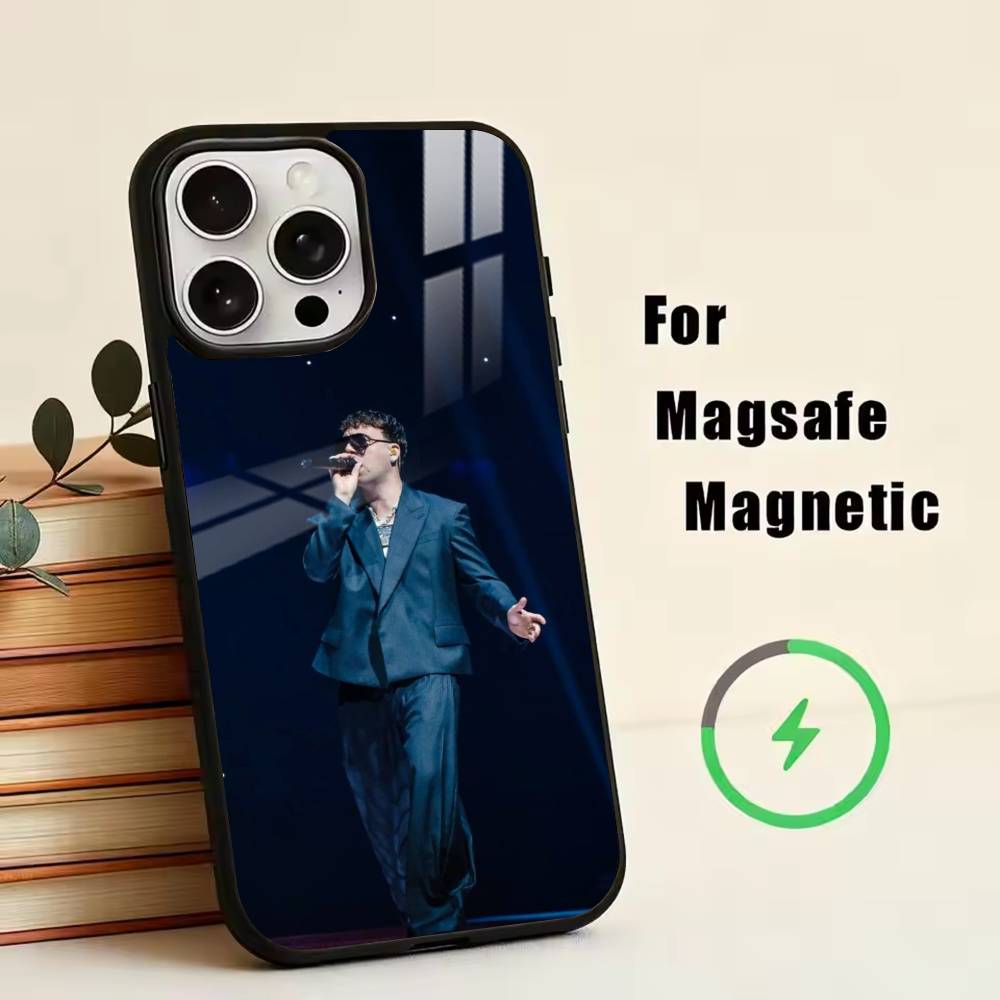 Singer Q-Quevedo Phone Case For iPhone17,16,15,14,13,12,11 Plus,Pro Magnetic For Magsafe Wireless Charging