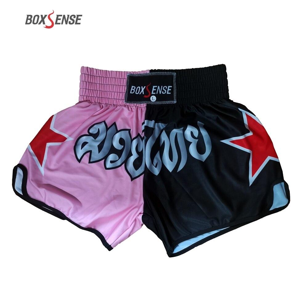 Kickboxing Fight MuayThai Shorts Adult Kids Light Breathable Boxing Trunks Man Woman Printing Grappling Sanda MMA Shorts
