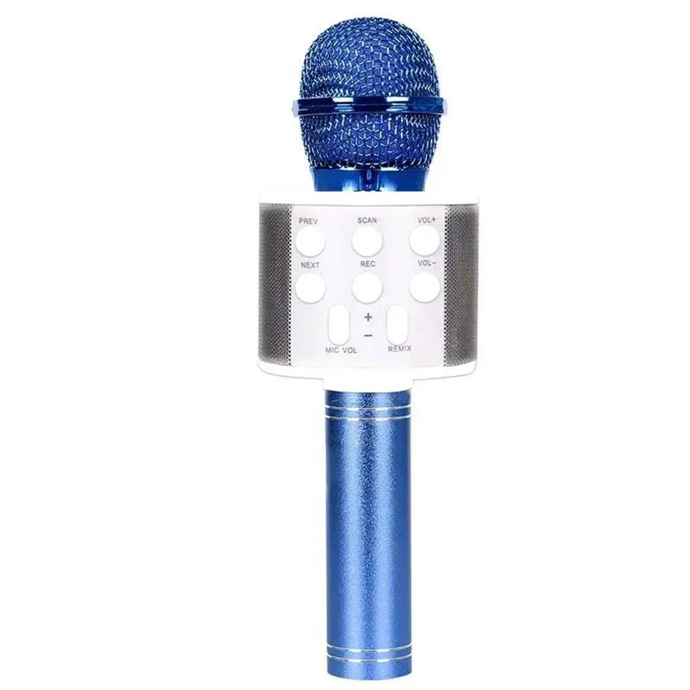 Ручной Беспроводной Bluetooth Микрофон-Караоке Hifi Звук USB Динамик Микрофон для Детей Музыкальный Плеер Записывающее Устройство Домашний KTV