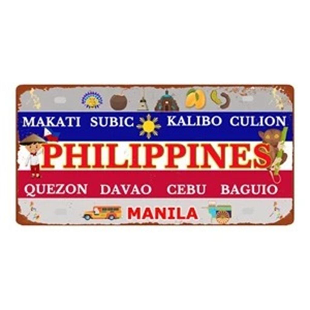 Israel Turkey Greece Iceland Country City Car License Plate Metal Tin Sign Plaque For Bar Club Home Man Cave Workshop Decoration