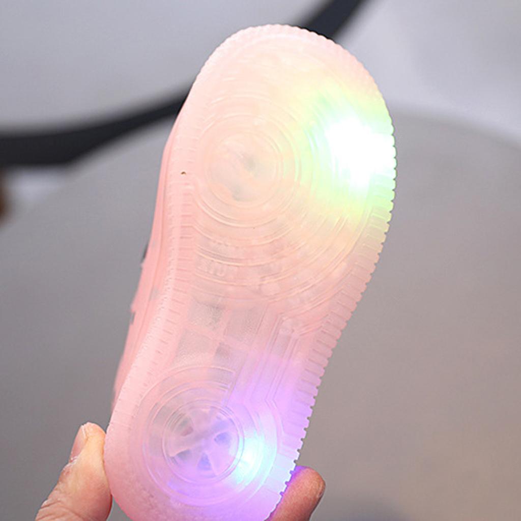 Детская светящаяся обувь с бантами для малышей