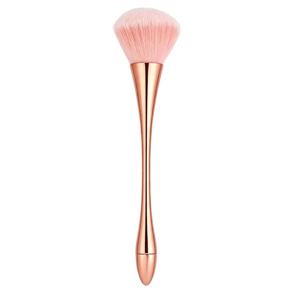 Ergonomic Comfort Handle Nail Dust Brush Acrylic Powder Leftover Quick Removal