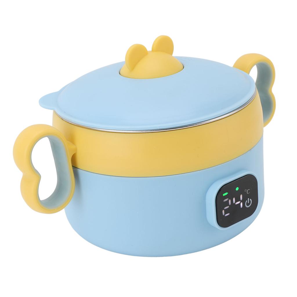 Insulated Food Warmer Bowl Stainless Steel Automatic Constant Temperature USB Rechargeable Electric Heating Lunch Box