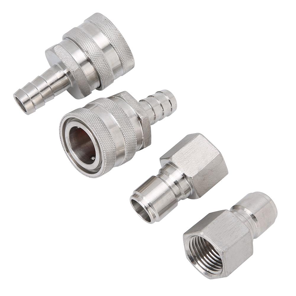 Нержавеющая сталь G1/2in резьба быстроразъемный соединитель для пивной бочки адаптер для домашнего пивоварения