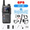 Baofeng UV26 Walkie Talkie GPS Multi Band Bluetooth Programming Recording Wirless Copy Frequency Type-C Long Range Two Way Radio