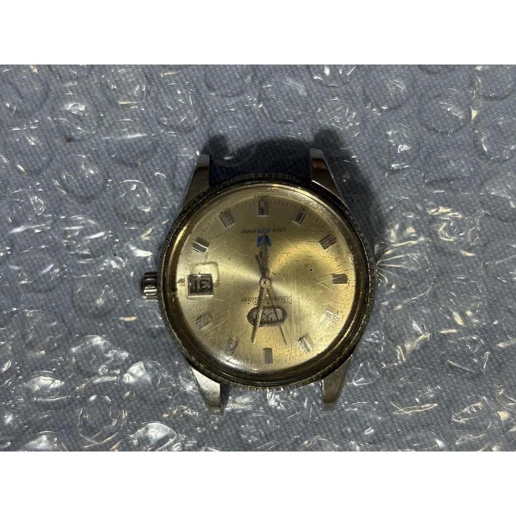 Used CITIZEN Crystal Date Automatic Men's Watch Working Condition