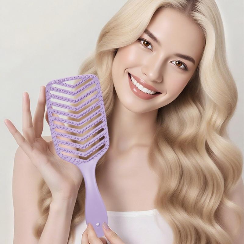 Вентилируемая расческа SPEED Shape для стимуляции кожи головы, из АБС-пластика, тонкая, для придания объема прическам и легкого расчесывания