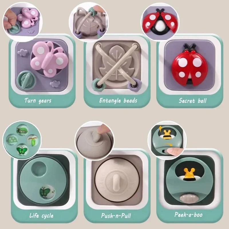 Многофункциональная сенсорная развивающая доска Игрушка для развития мелкой моторики Непоседа Игрушки Дорожная игрушка Развивающая доска для детей Малыш