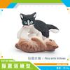 Имитация кошки Модель 8 Кот, лежащий на боку, сидящий кот, играющий с котом, настольная статическая игрушка-украшение