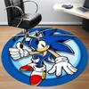 1 шт. Круглый ковер Sonic Adventure для офиса, коврик для помещений, подходит для офиса, под офисные стулья, спальни, гостиной, домашнего декора, декора комнаты