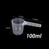 Clear Scale Pet Food Measuring Spoon Plastic  for Cat Dog Accurate Feeding Portion Control for Home Use
