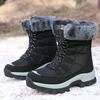 Winter Plus Plush Thick Warm High Top Snow Boots Cotton Boots Women's Shoes Casual Outdoor Cotton Boots