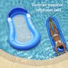 1PC with Mesh Hammock Floating Row Foldable Water Inflatable Recliner Adult Inflatable Floating Row Water Floating Bed