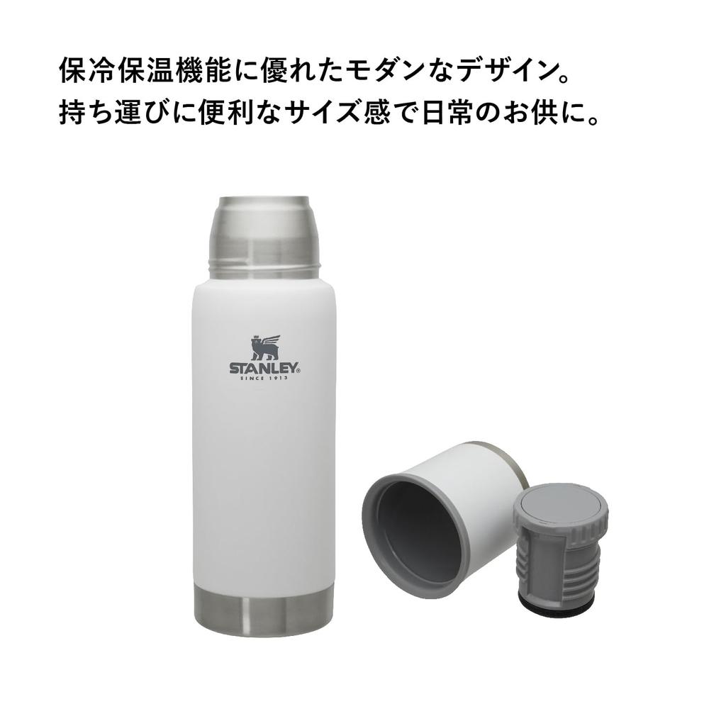 STANLEY Vacuum Adventure Bottle White Vacuum Insulated Water Bottle Thermal Insulation Stainless Steel Bottle Water Bottle Gift Outdoor Warranty