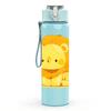 1PC Gentle Lion King Cartoon 750ml Color Plastic Sports Water Bottle Leakproof Flip Straw Lid Suitable for Sports Office Home Use