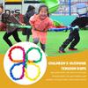 Kids Outdoor Toys Elastic Cooperative Stretchy Band Elastic Cord Pull Rope Toy for Outdoor Sports Interactive Team Game for Children Adults Creative