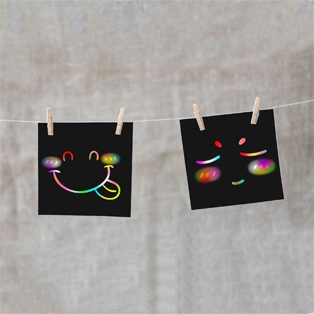 Scratch Art Craft Scratch Art Paper Rainbow Scratch Cards Scratch Notes Paper Draw Painting Toys