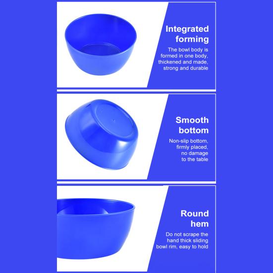 4Pcs Mixing Bowls with Lids BPA-Free Salad Containers Stackable Airtight Food Storage Bowls Meal Prep Bowl Kit for Home Outdoor Dining