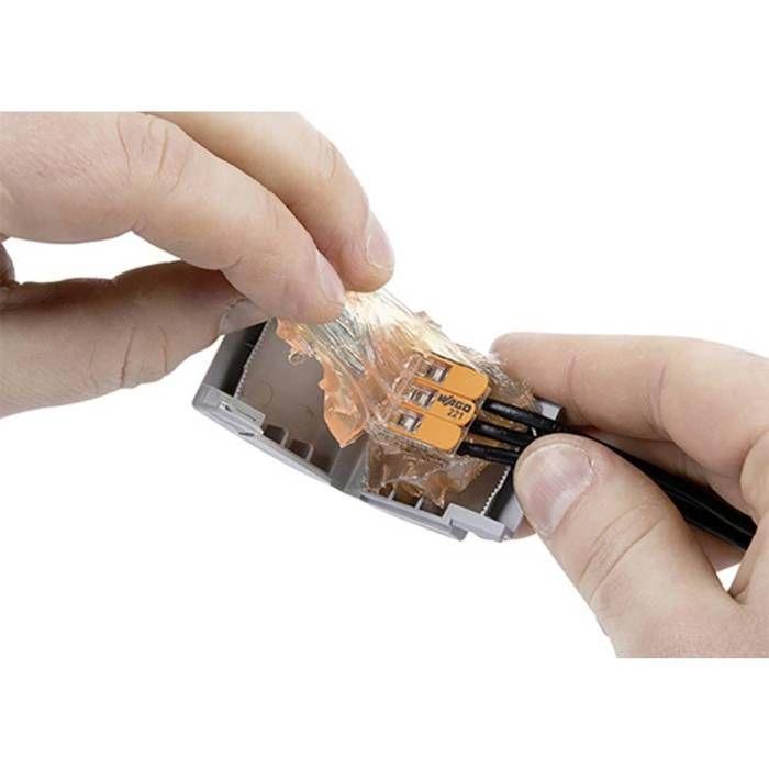 WAGO 207-1331 207-1331 Boîte de gel pour bornes de raccordement flexible: - rigide: - 4 pc(s)