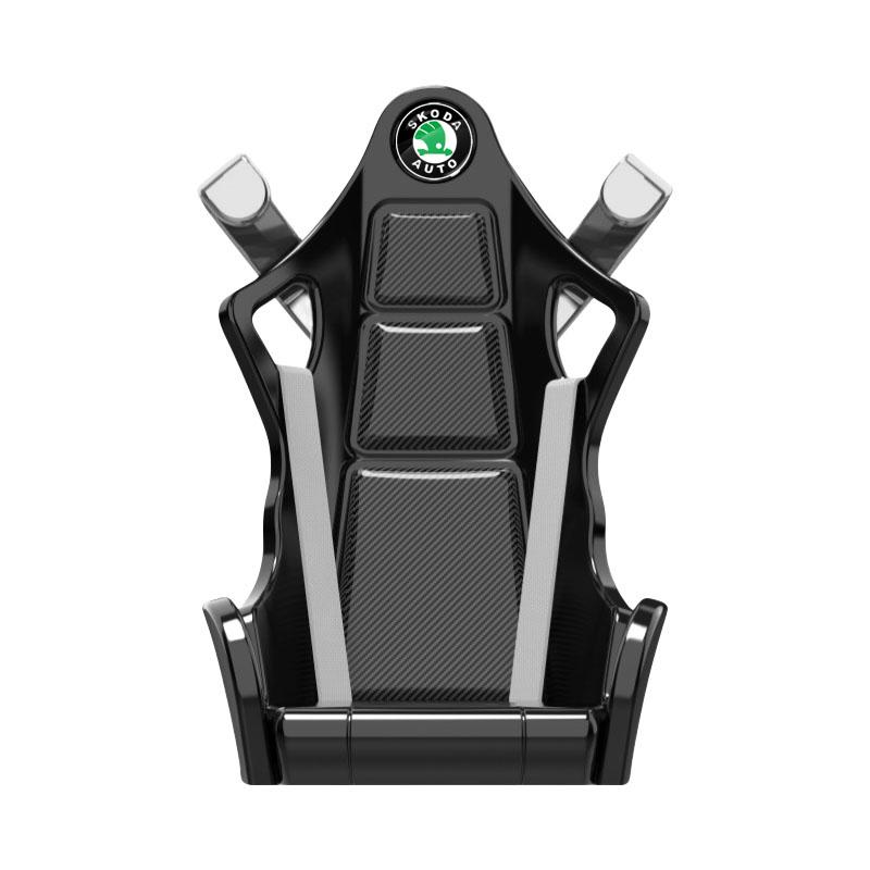 Racing Seat Shape Car Air Outlet Mount Shockproof Car Phone Holder Stand For Skoda Octavia Superb Rapid Kodiaq Karoq Fabia Kamiq Roomster Citigo