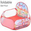 A Fire Truck Pattern Ball Pool Children'S Ocean Ball Pool Fence Tent Indoor Household Toy Pool