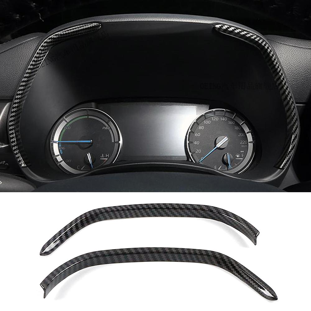 Для Toyota Highlander XU70 2024 года выпуска, аксессуары для салона автомобиля, молдинги, стильная центральная часть управления, отделка из углеродного волокна