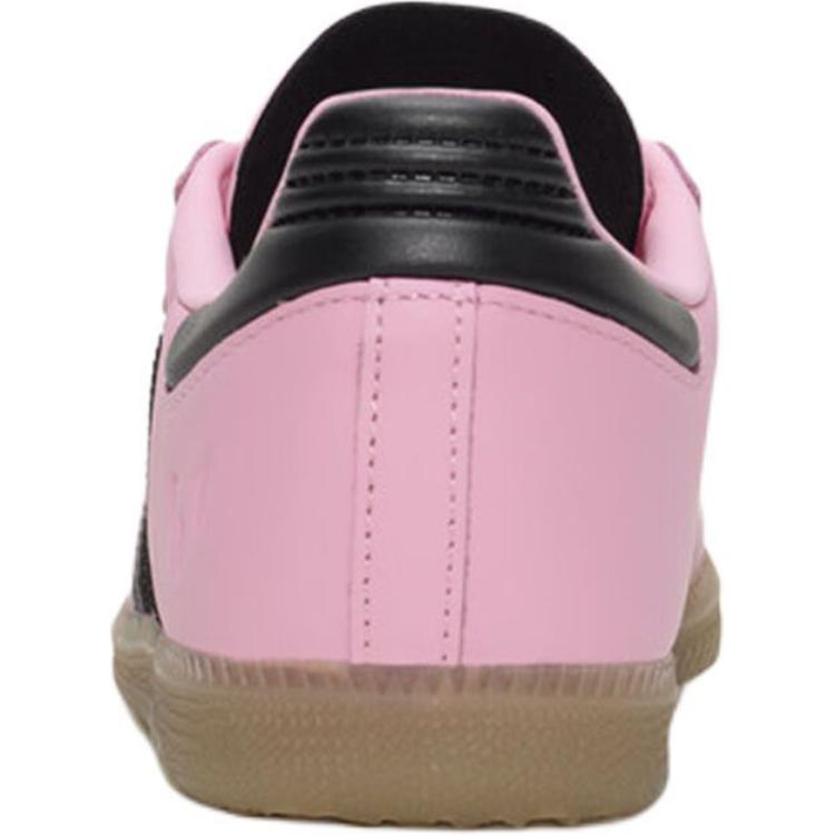 Лионель Месси x adidas Samba K Inter Miami CF - Тисненые кроссовки для детей в домашних цветах Розовый Светло-розовый Основной черный JR0424