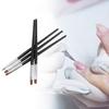 5 Pcs/Set Nail Art Brush Professional No Fading Wood Metal Fashion Women Nail Art Pen for Home