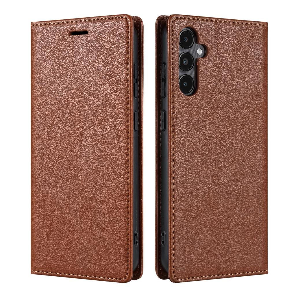 BKS-001 For Samsung Galaxy A35 5G Magnetic Case PU Leather+TPU Card Holder Phone Cover