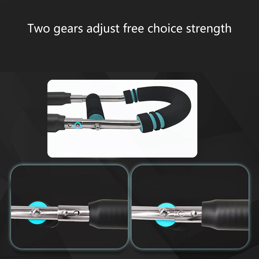 Arm Trainer Adjustable Resistance Twister Arm Exerciser Chest Exerciser for Men Chest Expander Chest Workout Equipment