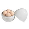 Lyanny Hard-Boiled Egg Maker, Microwave Egg Steamer, Egg-Shaped Microwave Egg Cooker, Hard-Boiled Egg Steamer, Kitchen Tool, Time-Saving Kitchen Egg S