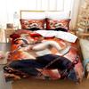 3D-принт аниме «Человек-бензопила» Makima комплект постельного белья, пододеяльник, комплект постельного белья, пододеяльник, наволочка, размер King Queen Twin для мальчиков и девочек взрослых