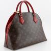 LOUIS VUITTON Almine toe bag Handbag M41779 2WAYShoulder Rouge Brown / red Monogram canvas Women Used