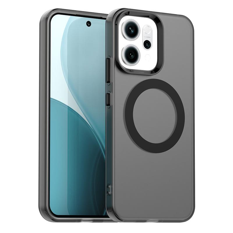 Для чехла OPPO Reno14 FS OPPO Reno14 FS F Магнитный матовый прочный бампер Защитные чехлы для телефона на Reno 14FS Funda