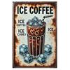Fruit Juice Tin Sign Tiki Cocktails Coffee Whisky Tinplate Poster Classic Wall Plaque Signs Cafe Bar Billboard Art Decor Plates