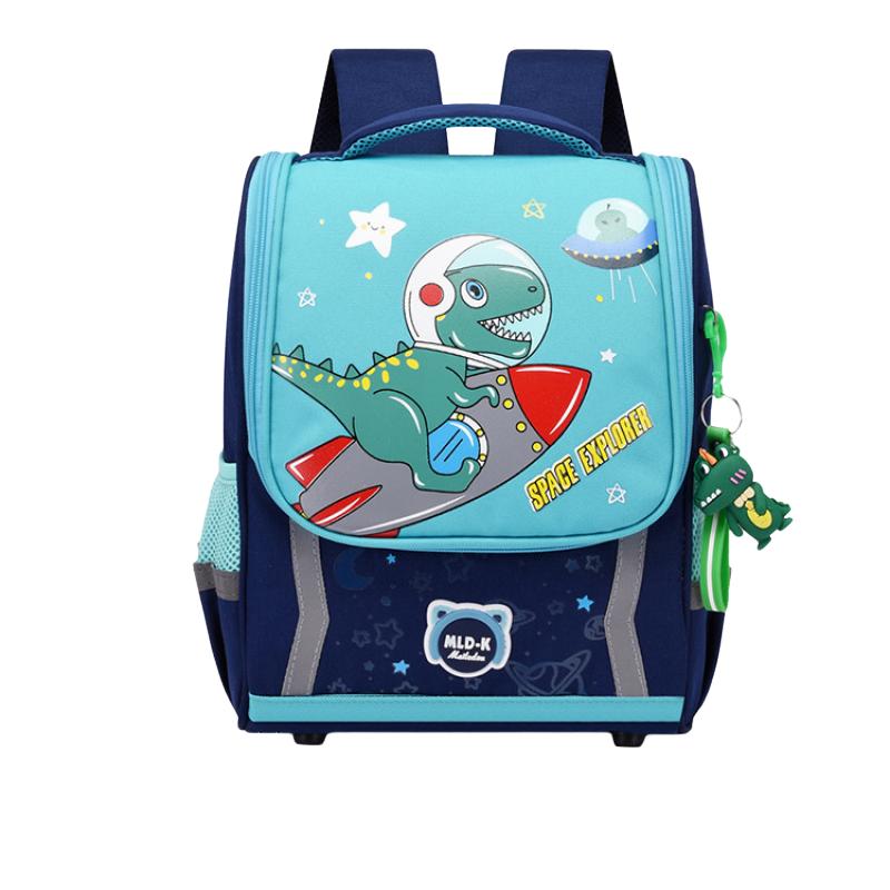 2024 Новая модная маленькая школьная сумка с космическим космонавтом, многослойная водонепроницаемая детская школьная сумка большой емкости с принтом, рюкзак