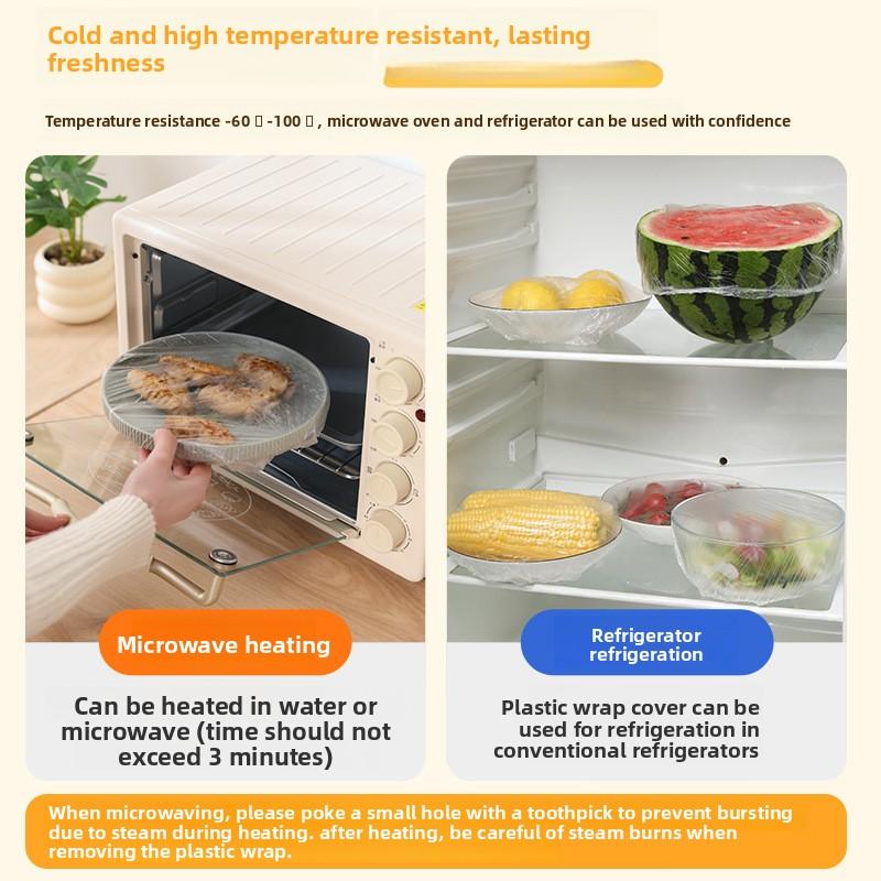 Одноразовая крышка из пищевой пленки, бытовой настенный выдвижной пакет для хранения свежести, кухонные овощные остатки, крышка для хранения свежести фруктов