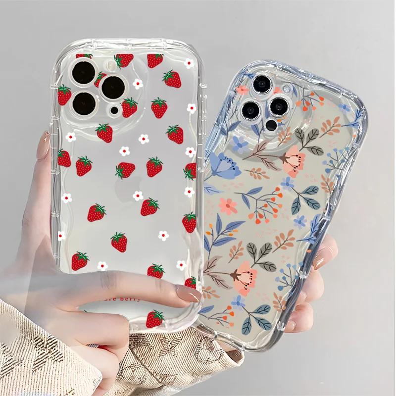 Чехол для Huawei Honor 400 200 Pro 600 90 Lite X5C X7D X8D X9D X6B X8B X9B X5B X6C X8C X6A X8A X7A X9C Модный чехол с клубникой