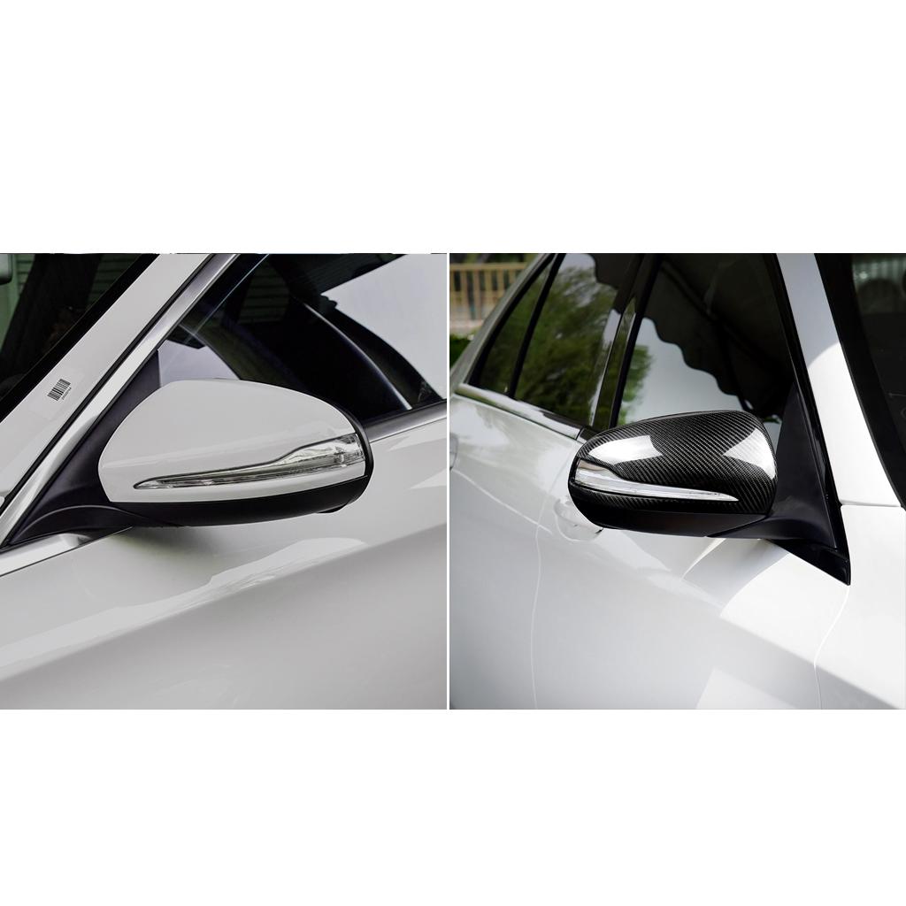 Сменное боковое крыло из углеродного волокна, крышка зеркала заднего вида для Mercedes Benz C Class W205 2015 2016 GLC X253 2016 2017