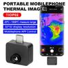 TIOP02 Тепловизор для мобильного телефона -20℃-1000℃ Портативная тепловизионная камера Разрешение 32 x 32 Интерфейс C Управление через приложение